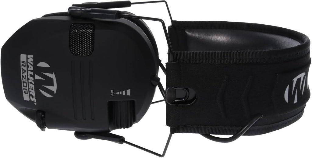 Walker's Razor Slim Ultra Low Profile Compact Design Adjustable Range Shooting Hunting Hearing Protection Electronic Earmuffs