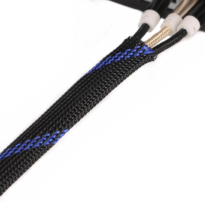 25ft PET Expandable Braided Cable Sleeve 5/8inch Pet Braided Cable Sleeve - Image 8