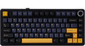 EPOMAKER x Aula F75 Gasket Mechanical Keyboard, 75% Wireless Hot Swappable Gaming Keyboard with Five-Layer Padding&Knob, Bluetooth/2.4GHz/USB-C, RGB (Black, LEOBOG Reaper Switch)