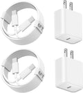 iPhone 16/15 Pro Charger Fast Charging,2Pack 20W USB C Fast Charger Block 6FT USB C to C Charging Cable Cord for Apple iPhone 16 Pro Max/16E/16/15/15 Pro/15 Pro Max/15 Plus,iPad Air/Pro 13/12.9/11inch