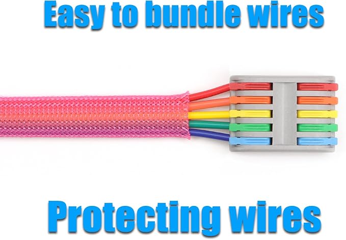 25ft PET Expandable Braided Cable Sleeve 1 inch Pet Braided Cable Sleeve - Image 6