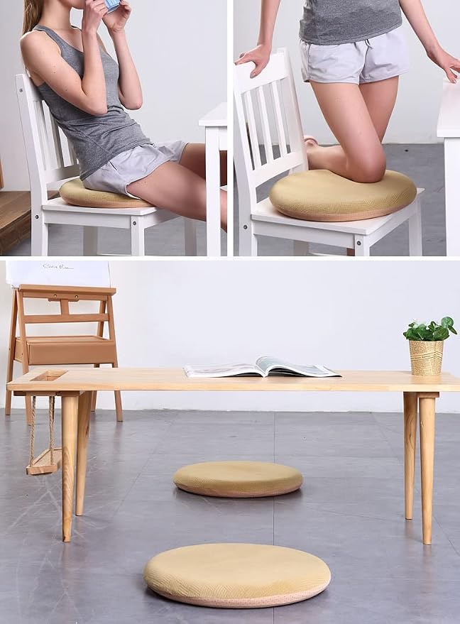Sigmat Memory Foam Seat Cushion Anti-Slip Soft Round Stool Cushion Chair Pad 13 - Image 8