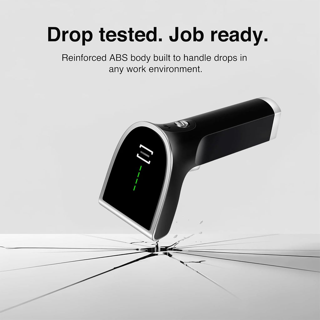 Scanmarker 1D/2D Wireless Barcode Scanner – Boost Speed & Accuracy with Bluetooth & 2.4G Modes – Handheld QR Code Scanner with Charging Stand for Easy scanning on Laptop, iOS & Android