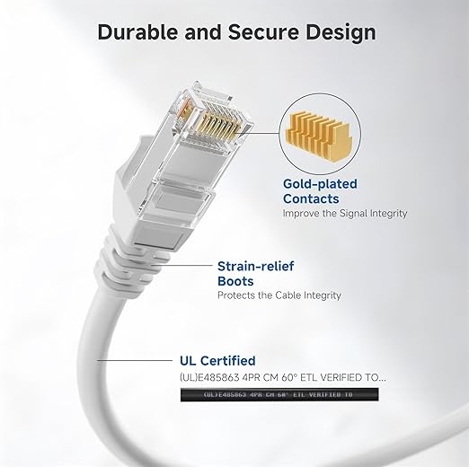 Cable Matters 10Gbps Snagless Cat 6 Ethernet Cable - 25ft - Image 4