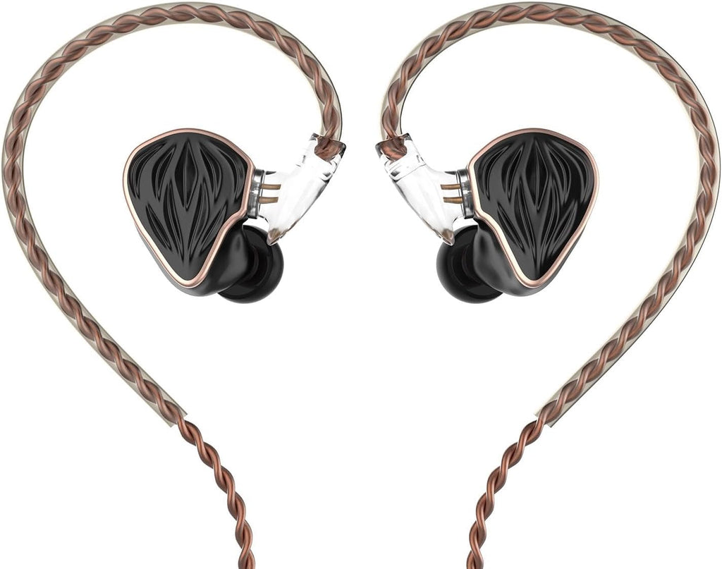 MS3 in-Ear Monitors, 2BA+1DD Hybrid IEM Wired Earphones, Includes 3 Pneumatic Tuning Filters - Exclusive Adjustable Soundstage for Instruments, Detachable Cable for Audiophile/Musician 3.5mm