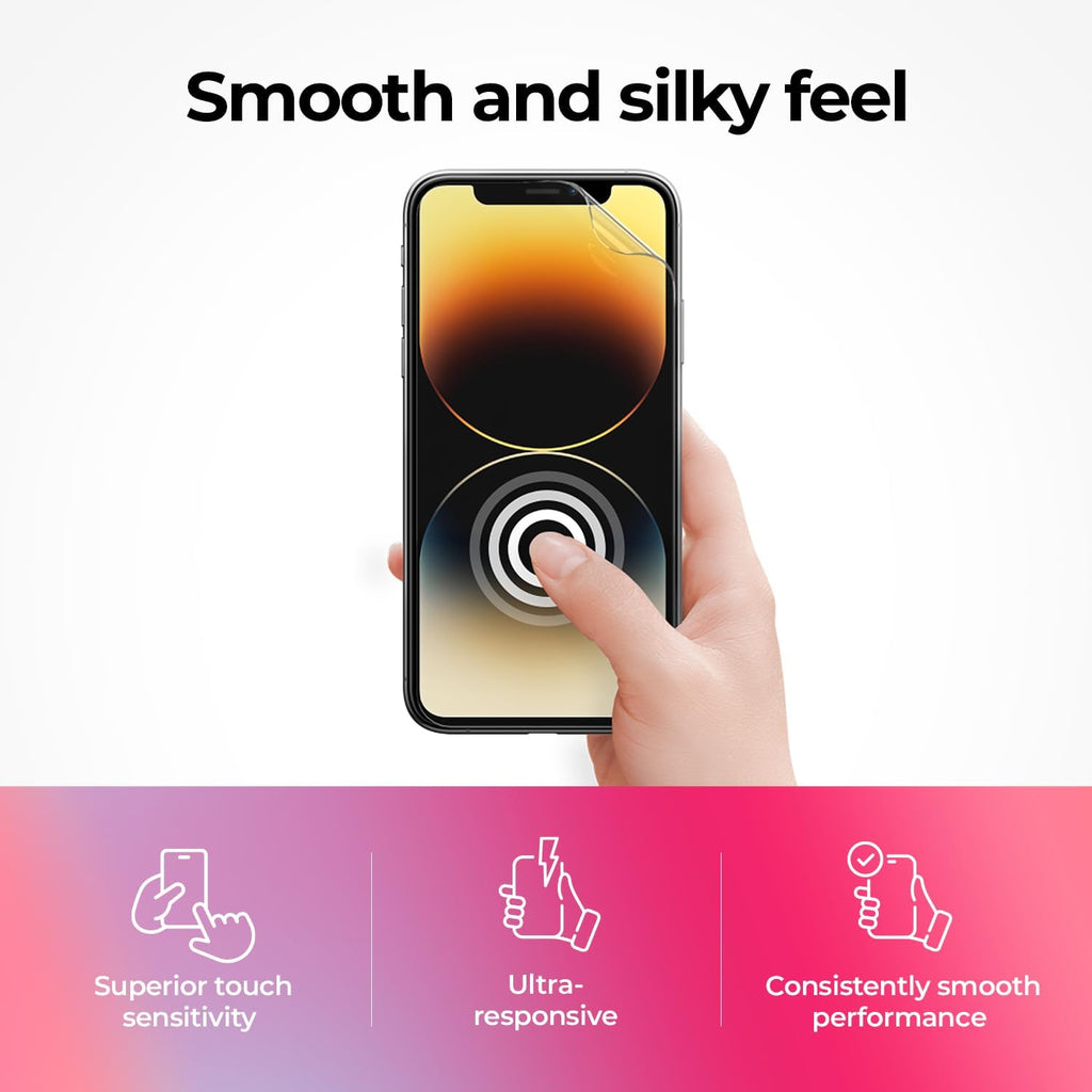 SIELO 2 Pack Matte Screen Protector iPhone 14 promax, 9H Hardness Shatterproof & Paperfeel PET Film, Anti-Glare & Anti-Fingerprint Case Friendly Paperlike Screen Protector Film for iPhone Pro Max.