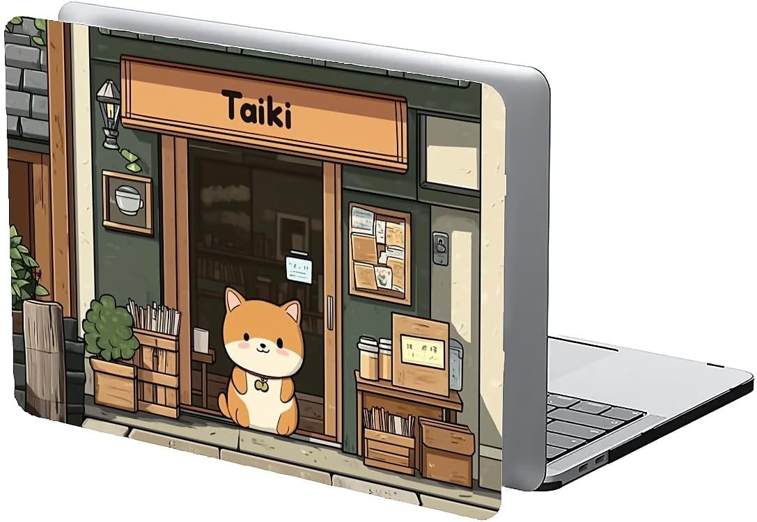 Compatible with MacBook Air 13.3 13.6 Inch Case 2022 2021 2020 2019 Plastic Hard Shell Case Cover,13.6 Air (A2681) M2 2022, A Cute Shiba