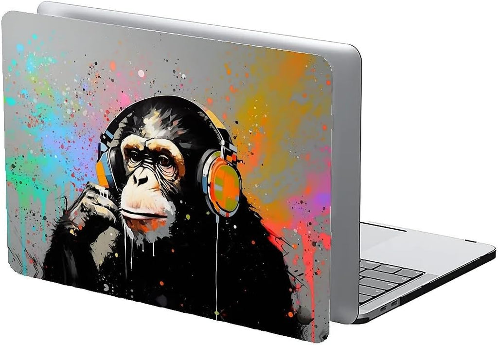 Compatible with MacBook Air 13.3 13.6 Inch Case 2022 2021 2020 2019 Plastic Hard Shell Case Cover,13.3 Pro(A1706/A1708/A1989/A2159/A2289/A2338), Monkey