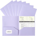 Aegero Plastic Folders with Pockets, Durable Heavy Duty File Folders with by Unknown