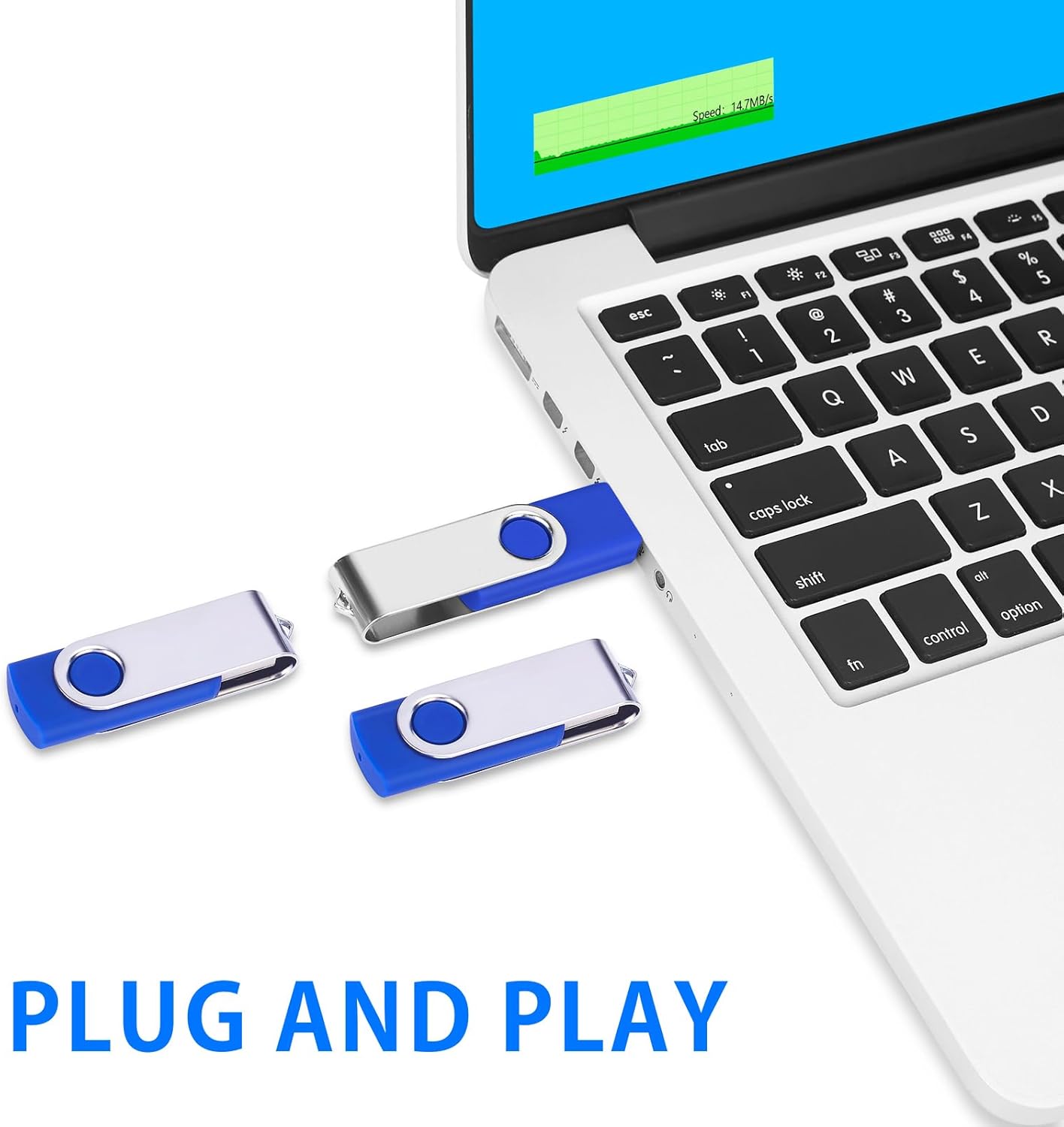 200 Packs of 16GB Flash Drives Bulk EASTBULL Flash Drives Pack 16GB USB2.0 Thumb Drives Bulk with Strings (200PCS)