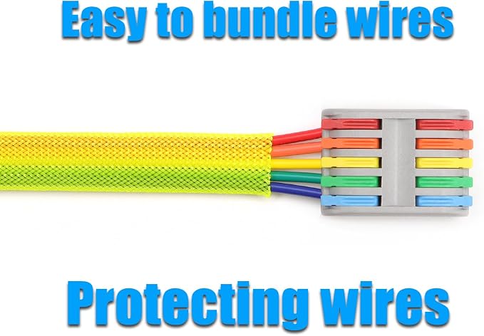 25ft PET Expandable Braided Cable Sleeve 13/16inch Pet Braided Cable Sleeve - Image 6