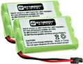 Synergy Digital Cordless Phone Batteries, Compatible with Uniden BT-909 Cordless Phone, (Ni-MH, 3.6V, 800 mAh), Replacement for Uniden BT-461 Battery, Combo-Pack Includes: 2 x SDCP-H355 Batteries