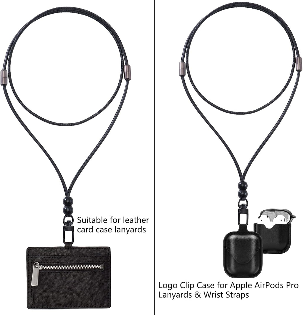 cell phone lanyard Detachable Phone Chain Strap Leather 2-in-1 Wristlet Phone Strap