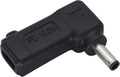 90W PD Power Charger Connector Adapter USB C to 4.5mm Laptop Charging Adapter Type C Female to DC 4.5 x 3.0mm Male Plug PD Power Charger Connector for H-P/De-ll[DP-4530]