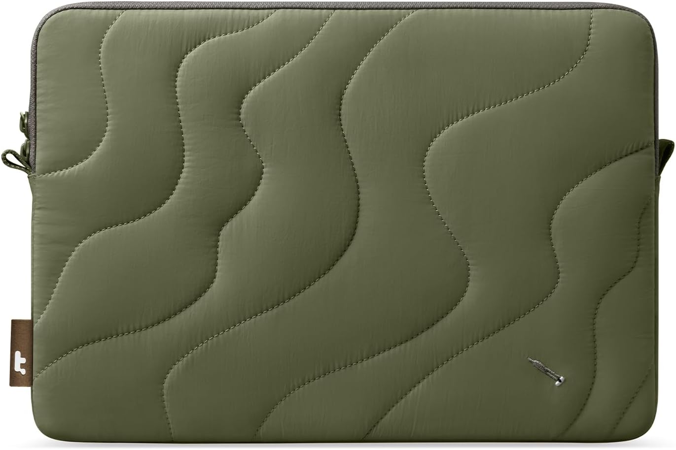 tomtoc 360 Protective Puffy Laptop Sleeve for 15-inch MacBook Air M4/A3241 2025, M3/A3114 2024, M2/A2941 2023, 15-inch Surface Laptop 7th(Copilot+ PC)/6/5/4/3, Quilted Puffer Soft Computer Case Bag