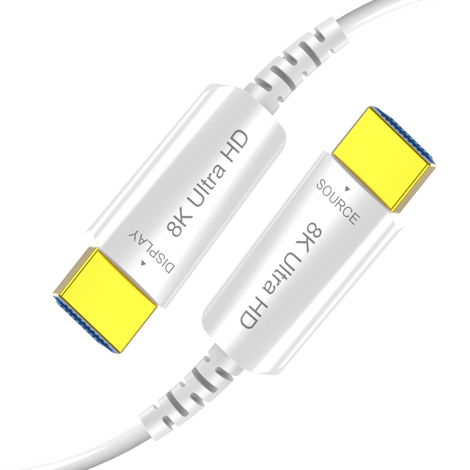 8K Fiber Optic HDMI Cable 23 FT, 8K@60Hz 4K@240Hz, Thin Extra Long HDMI Cable 48Gbps Ultra High Speed, Dynamic HDR, eARC, HDCP 2.2&2.3, 3D, Compatible for PS4/5/Xbox/TV/Laptop/Monitor