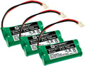 Synergy Digital Cordless Phone Batteries, Compatiblewith Att EL52303 Cordless Phone, (Ni-MH, 2.4V, 750 mAh) Ultra Hi-Capacity, Combo-Pack Includes: 3 x SDCP-H334 Batteries