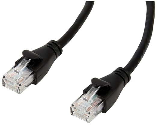 Amazon Basics RJ45 Cat-6 Ethernet Patch Cable, 1Gbps Transfer Speed, 10 Foot by AmazonBasics