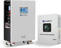 ECO-WORTHY Home Power Station Backup, 48V 280AH LiFePO4 Battery with 5KW Inverter, Communication Support, for Home Backup, Emergency, Solar Energy System