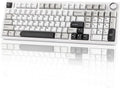 EPOMAKER X Aula F99 PRO Wireless Gaming Keyboard with 8000mAh Battery, Hot Swappable Creamy Keyboard, 2.4GHz/Type-C/BT5.0, NKRO, RGB Backlit for Win/Mac/Gaming (Black&Grey&White)