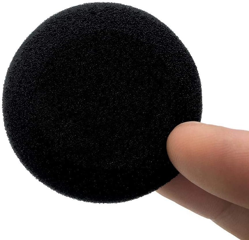 Foam Ear Pad Replacement Cushions, Headphone Earphone Headset Disposable Sponge Covers (45mm - 1.8") 5 Pairs