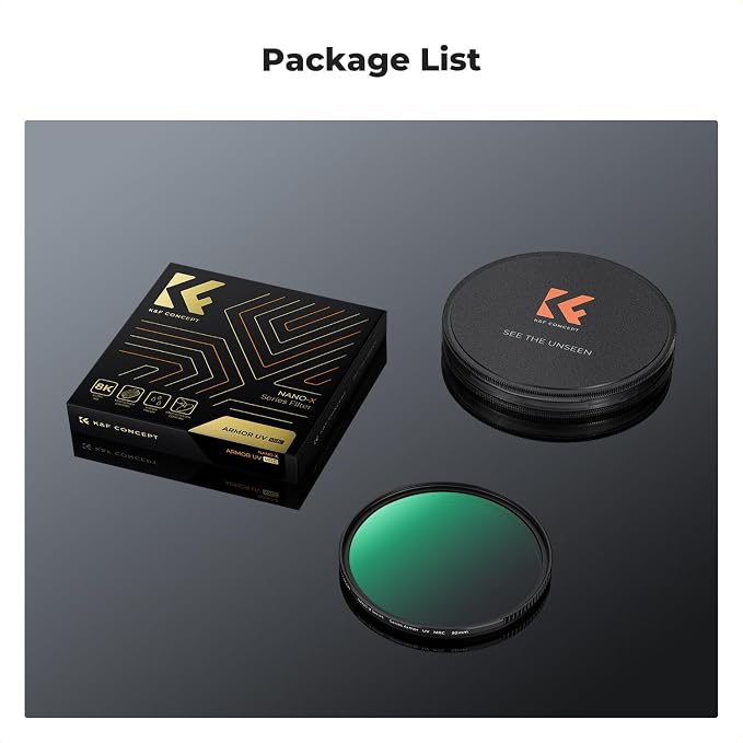 K&F CONCEPT 67mm Explosive-Proof MCUV Lens Protection Filter 28 Multi-Layer - Image 7