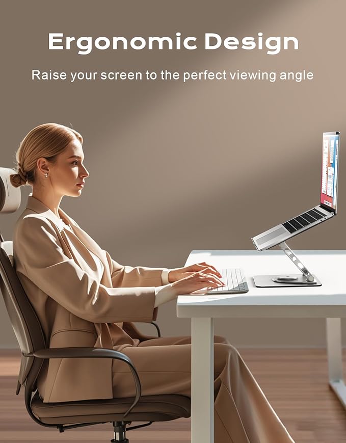 RIWUCT 360° Rotatable Laptop Stand - Image 3