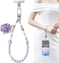 memumi Universal Phone Wrist Strap, Hand wristlet Strap for Women Anti-Theft Secure Lanyard for Smartphones Dried Flowers