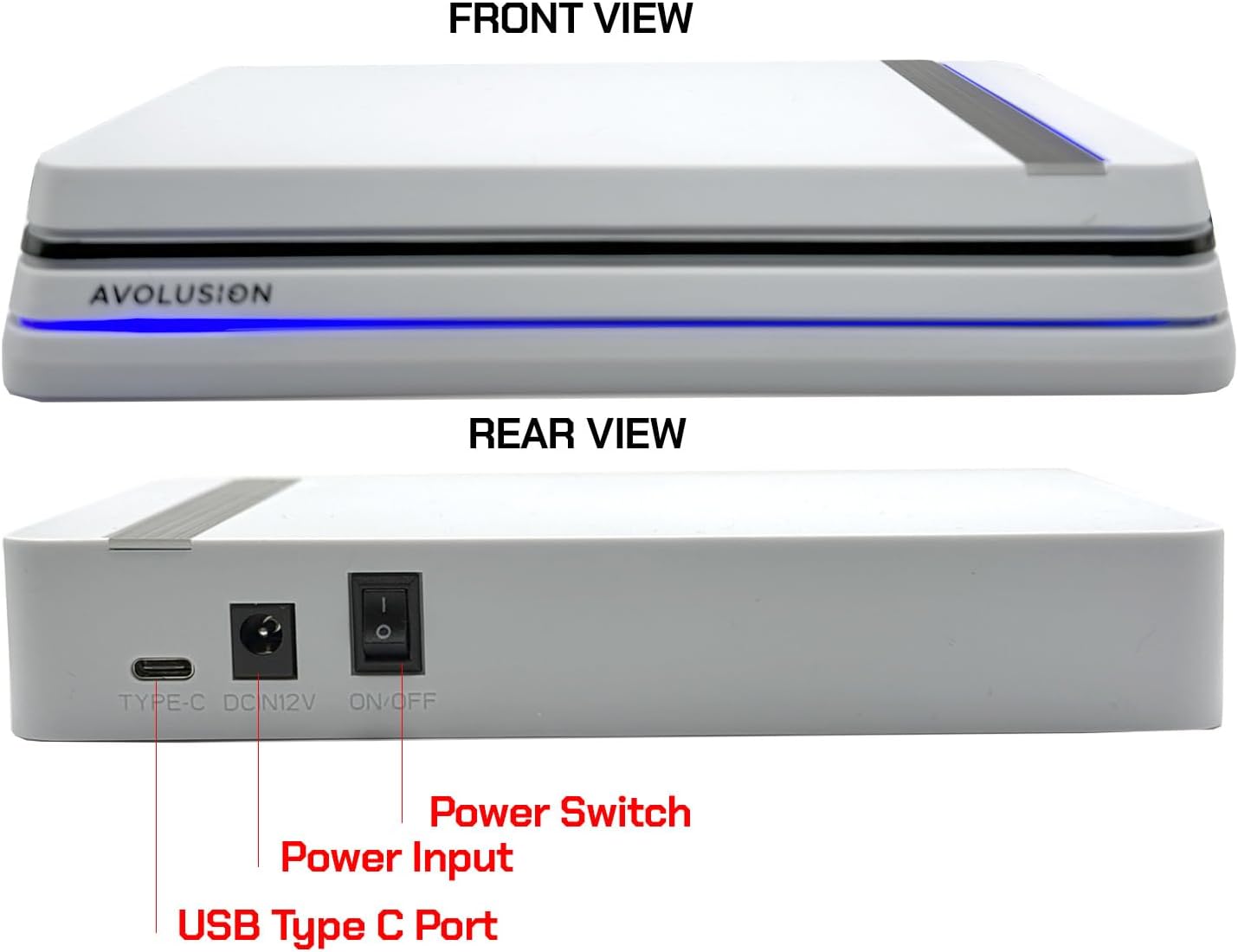 Avolusion PRO-X Series USB 3.0 External Hard Drive for WindowsOS Desktop PC/Laptop (White) - (8TB) (Renewed)