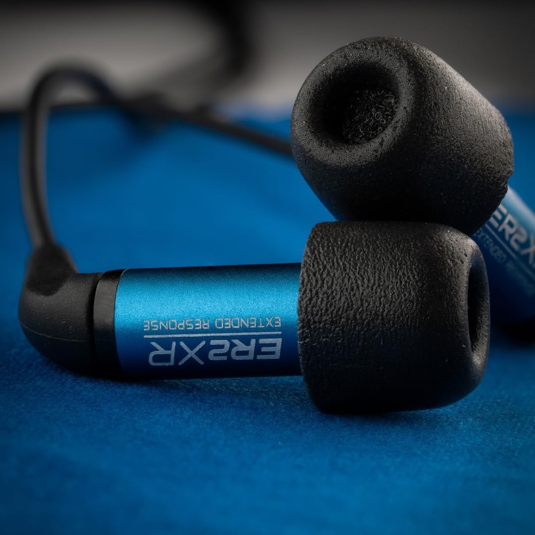 Comply 100 Core Series | Memory Foam Replacement IEM Ear Tips for Etymotic, Westone, Klipsch & More | Superior Noise Isolation, Ultimate Comfort, Secure Fit | TechDefender, Black, Small (3 Pairs)