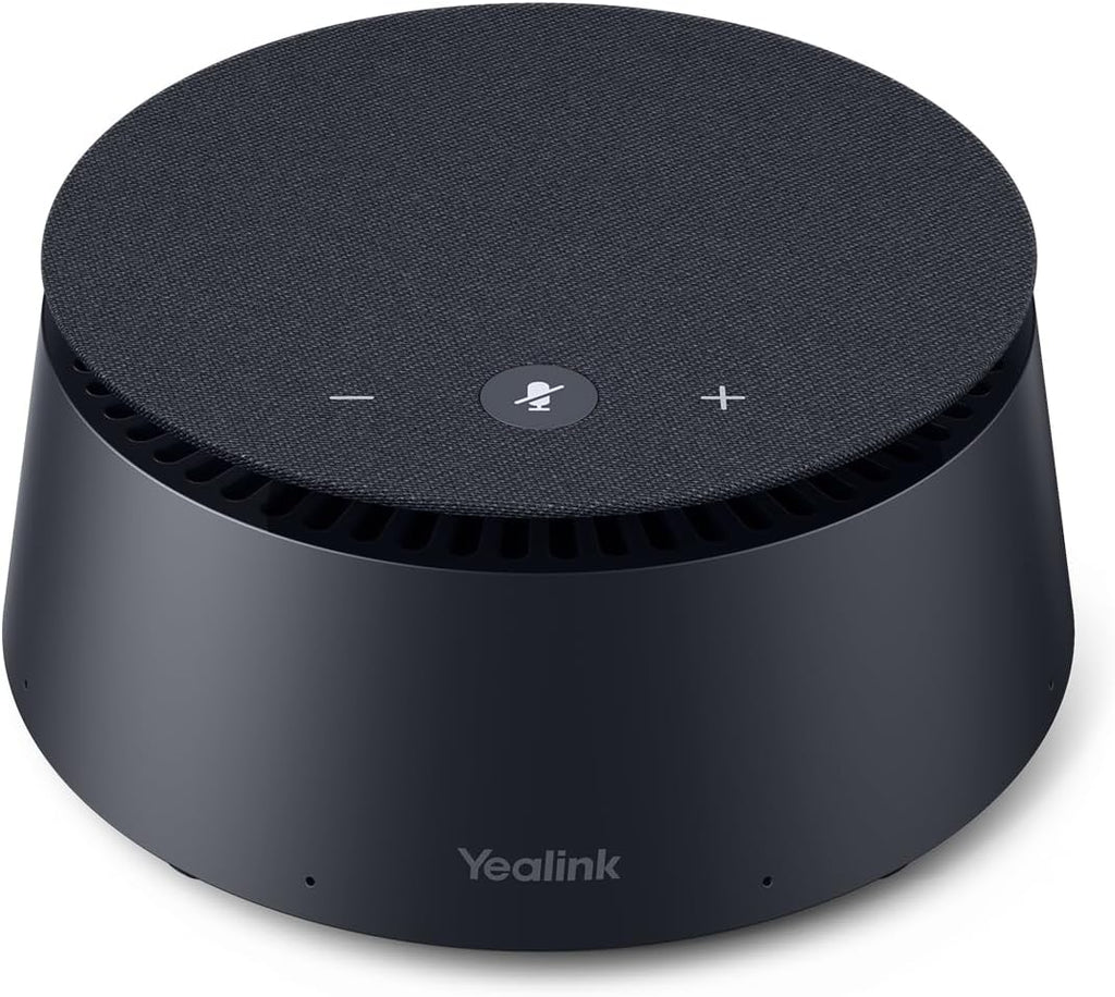 Yealink CPE40 Conference Speaker, Expansion Microphone for CP50, Ai Noise Cancellation, 8 360° Omni Mics Array, 19.6ft Pickup, Daisy Chain up to 7 Speakerphones for Zoom, Teams, Large Meeting Room