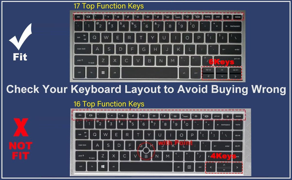 Keyboard Cover for HP EliteBook 830 835 840 845 1040 G9 G10 2023 2022 13.3 14 inch Laptop Accessories Keyboard Protective Skin (Not fit The 830/840/845/1040 G8 G7 G6 G5 G4 G3)-Pink