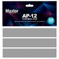 Maxtor Thermal Pad 14.8 W/mK, 120x20x3.0mm(3 pcs) Silicone Thermal Pads Non Conductive Heatsink Cooling Pad, Highly Efficient Heat Resistant Soft Pad for Laptop Heatsink/SSD/CPU/IC/LED Cooler