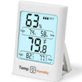 SZHLUX Digital Hygrometer & Thermometer - Accurate Indoor Humidity & Temperature Monitor with Rapid Refresh for Home, Bedroom, Office & Greenhouse