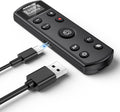 for Sony Camera Rechargeable Shutter Release, AODELAN Wireless Remote Control Zoom Focus Record Compatible with Sony ZV-E10,ZV-1F,ZV-1,A6400,A6700,A7C,A7III,A9,A9 II,DSC-RX0 II,Replace RMT-P1BT(Black)