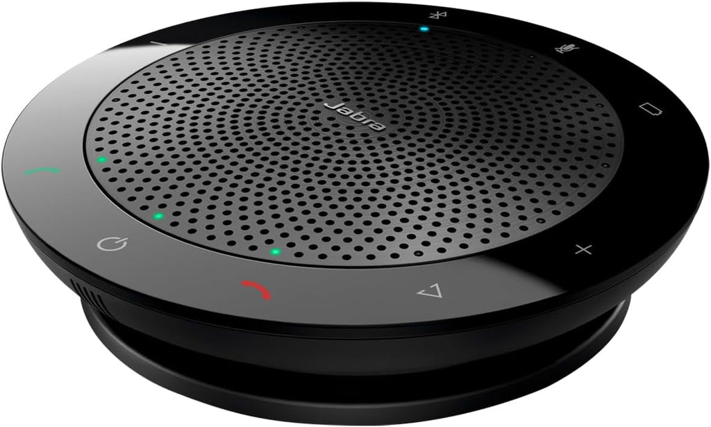 Jabra Speak 510 (2025 Edition) Portable Wireless Bluetooth Speaker with Link 370 USB Adapter for Meetings and Calls with Crystal-Clear Sound, Works with Microsoft Teams, Black