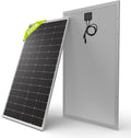 Newpowa 220W Monocrystalline Solar Panel 10BB Cell Solar Panel 220 Watt 12V High Efficiency Mono Module RV Marine Boat Off Grid
