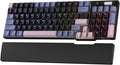 RK ROYAL KLUDGE RK96 RGB Limited Ed, 90% 96 Keys Wireless 3-Mode BT5.0/2.4G/USB-C Hot Swappable Mechanical Keyboard w/Wrist Rest, Volume Control, Software, Massive Battery, RK Pale Green Switch