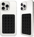 2PCS Silicone Suction Phone Case Mount, Non Slip Suction Cup, Hands-Free Phone Accessories Holder for Selfies and Videos, Silicone Adhesive Stand Sticky for Cell Phone Inkiness