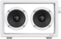 Cassette Portable Bluetooth Speaker, 16W Minimalist Speakers Bluetooth Wireless Loud, HD Powerful Sound and Wide Compatibility V5.3 for Indoor Outdoor - White