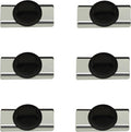 Magnet Zip Tie Mount Magnetic Zip Ties Mount Holder Strong 1-Second Magnetic Snap Installation Heavy-Duty Waterproof Cable Tie Mounts for Car Boat Workshop Industrial Organizing (6 Piece)