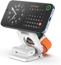 Fast Wireless Charger, Magnetic Foldable 3 in 1 Charging Station for iPhone 16/15/14/13/12/Pro/Plus/Pro Max, 5W Portable Charger for Apple Watch9/8/7/6/5/4/3/SE, for Airpods3/2/Pro-White