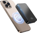 Magnetic Power Bank 26800mAh for Magsafe Portable Charger, Aluminum alloy casing Large Capacity 20W USB-C in&Out Wireless Fast Charging Battery Pack for iPhone16 Plus Pro Max/15/14/13/12 Series, Black