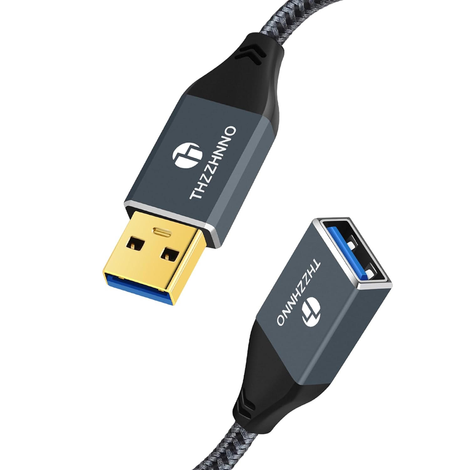 USB 3.0 Extension 6.6FT, USB Male to Female USB 3.0 Extender Cable for Webcam, Camera, Phone, USB hub, Mouse, Keyboard, Printer, Hard Drive, Headset