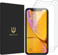 UNBREAKcable Shatterproof Screen Protector for iPhone 11/ iPhone XR [3-Pack] [Easy Installation Frame] 9H Hardness][99.99% HD Clear] [Bubble Free] for Apple 6.1''