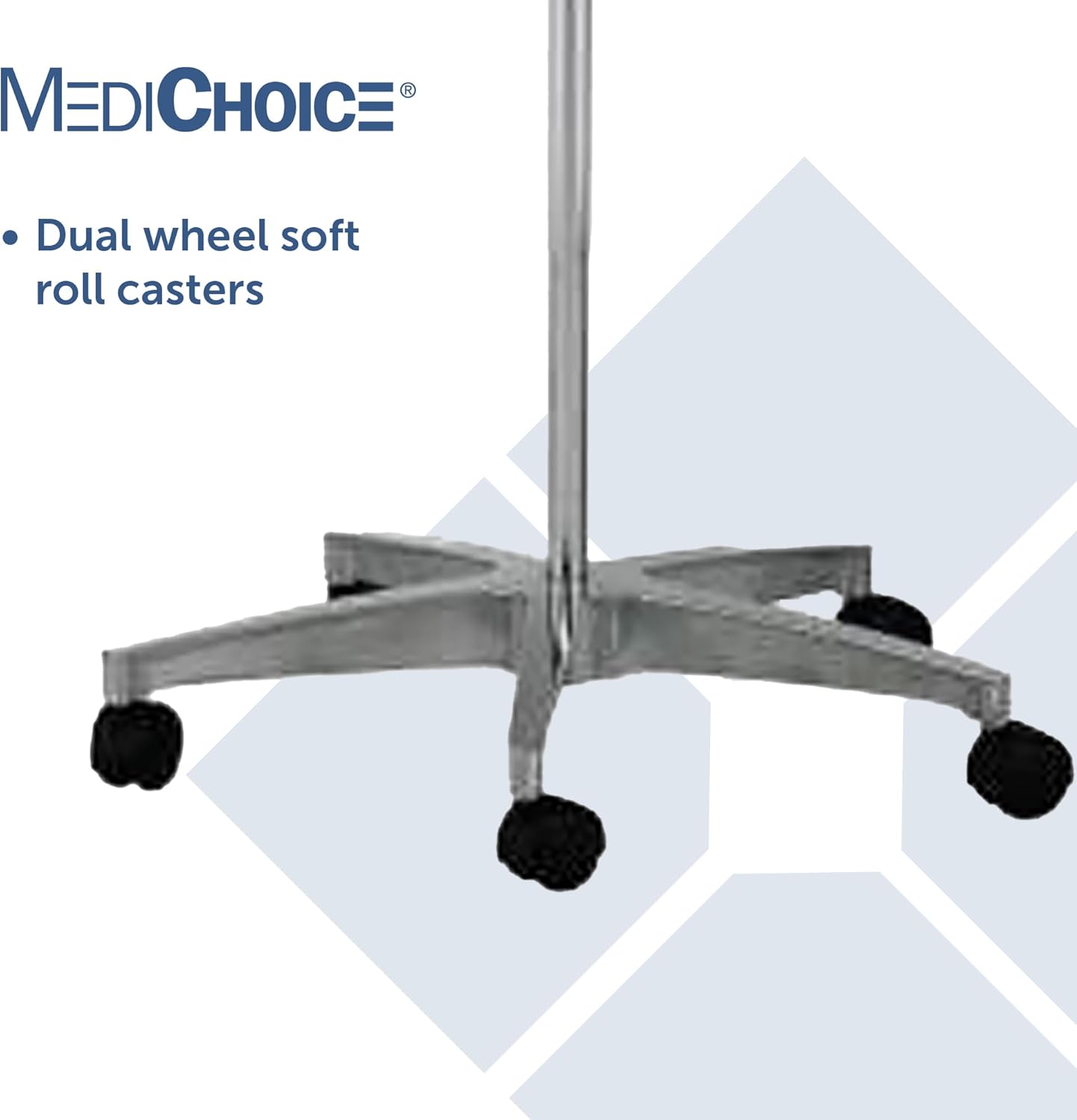 MediChoice Mobile Instrument Stand Steel Portable Adjustable Tray Medical Dental Salon Tattoo Esthetician Mobile Service Cart Table Statio Height from 31-50 Inch MAYO02000