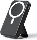 Magnetic Portable Charger, 10000mAh Wireless Power Bank with 20W USB-C Fast Charging, Foldable Stand & LED Display Magnetic Battery Pack, Compatible with iPhone 16/15/14/13/12 All Series