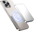 for Magsafe Portable Charger, Aluminum Alloy Small 10000mAh 20W PD Magnetic Power Bank, USB-C in&Out Wireless Battery Pack Phone Charger for iPhone 16/15/14/13/12 Plus Pro Max Series -Silvery