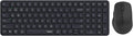 Rapoo 9360M Wireless Keyboard and Mouse Combo, Blade-Series E9310M 99-Key Ultra-Thin Keyboard and M300G Silent Mouse, Support 4 Devices, Quiet, Compact, Battery Powered, for Windows/Mac/Linux/Chrome