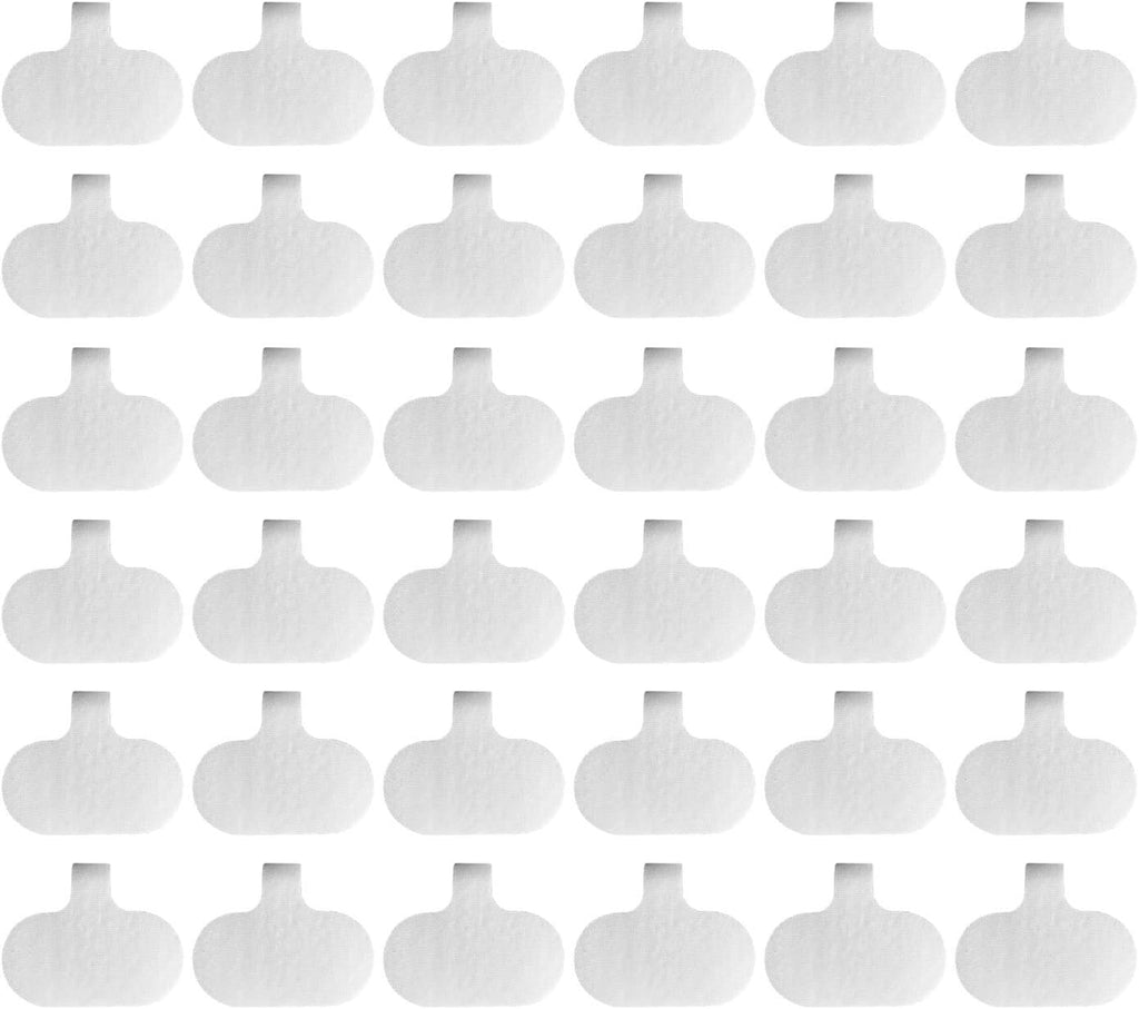 Cable Labels by Wrap-It Storage, Regular, White (36 Pack) - Write On Cord Labels, Wire Labels, Cable Tags and Wire Tags for Cable Management and Electronics, Computers. Great Stocking Stuffer